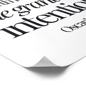 Der kleinste Akt der Güte ist mehr wert.. Poster (Ecke)