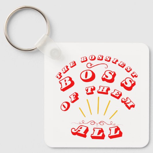 Der kleinste Boss von ihnen Schlüsselanhänger (Vorderseite)
