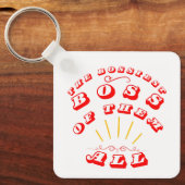 Der kleinste Boss von ihnen Schlüsselanhänger (Vorderseite)