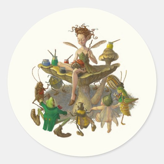 „Der kleinste Künstler“-Sticker Runder Aufkleber (Vorderseite)