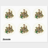 „Der kleinste Künstler“-Sticker Runder Aufkleber (Blatt)