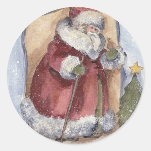 DER KLEINSTE SPARROL RUNDER AUFKLEBER (Vorderseite)