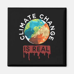 Der Klimawandel ist der wahre Planet des Erde-Tage Magnet