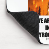 Der Klimawandel ist die Zeit der Pyrocen Mousepad (Ecke)