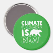 Der Klimawandel ist ein echter Eisbär für die glob Magnet (Vorderseite/Rückseite)