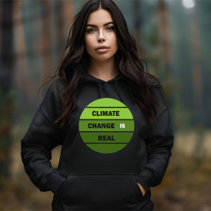 Der Klimawandel ist ein echtes Umweltbewusstsein Hoodie