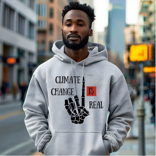 Der Klimawandel ist ein echtes Umweltbewusstsein Hoodie