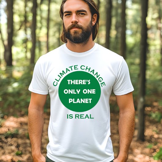 Der Klimawandel ist ein echtes Umweltbewusstsein T-Shirt