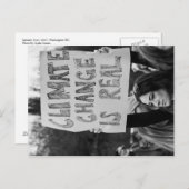 Der Klimawandel ist eine echte Postkarte (Vorne/Hinten)