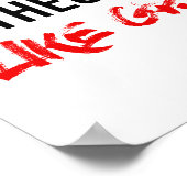 DER KLIMAWANDEL IST NUR EINE THEORIE WIE GRAVITÄT POSTER (Ecke)