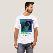 Der Klimawandel ist real - T - Shirt zur Sensibili (Vorne ganz)