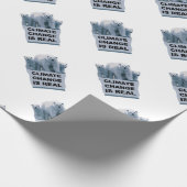DER KLIMAWANDEL IST WIRKLICH GESCHENKPAPIER (Ecke)