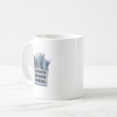 DER KLIMAWANDEL IST WIRKLICH KAFFEETASSE (Vorderseite Links)