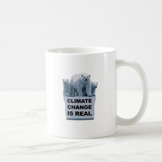 DER KLIMAWANDEL IST WIRKLICH KAFFEETASSE (Rechts)