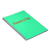 Der Klotz-laufende Notizblock (Rechte Seite)