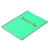 Der Klotz-laufende Notizblock (Linke Seite)