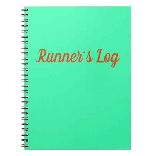 Der Klotz-laufende Notizblock (Vorderseite)