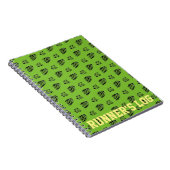 Der Klotz-Tätigkeit des Läufers Notizblock (Rechte Seite)