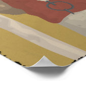 Der kluge Biber Poster (Ecke)