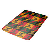 Der kluge portugiesische Wasserhund Badematte (Schrägansicht)