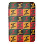 Der kluge portugiesische Wasserhund Badematte (Vorderseite Vertikal)