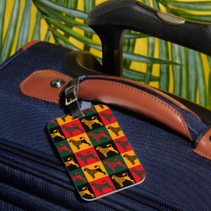 Der kluge portugiesische Wasserhund Gepäckanhänger