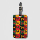 Der kluge portugiesische Wasserhund Gepäckanhänger (Vorderseite Vertikal)