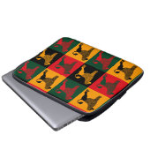 Der kluge portugiesische Wasserhund Laptopschutzhülle (Vorne Knopf)