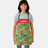 Der Knackpunkt | 12 Tage Weihnachtsmuster Schürze (Insitu)