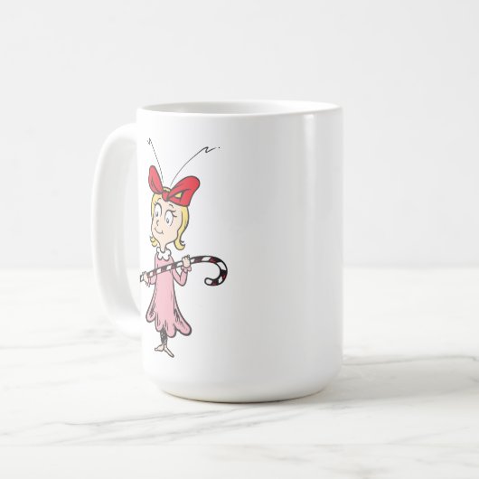 Der Knackpunkt | Cindy-Lou Who - Holding Candy Can Kaffeetasse (Vorderseite Links)