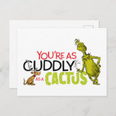 Der Knackpunkt | Du bist so kuschelig wie ein Kakt Postkarte (Vorne/Hinten)