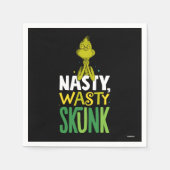 Der Knackpunkt | Ekliger Abfall Skunk Serviette (Vorderseite)