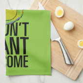 Der Knackpunkt | Es tut mir leid, dass ich zu spät Geschirrtuch (Viertel Falte)