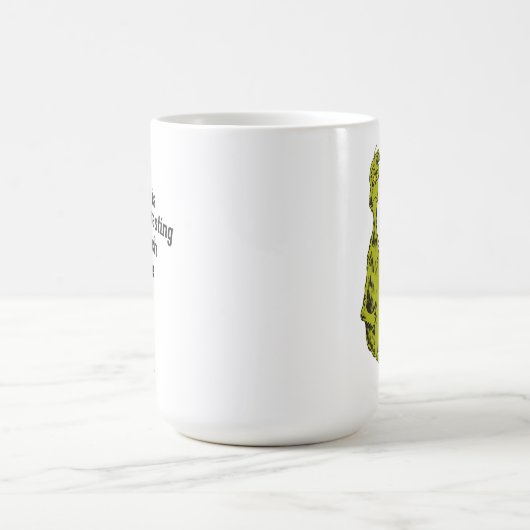 Der Knackpunkt | Funny Restruction Grinch Face Kaffeetasse (Mittel)