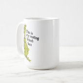 Der Knackpunkt | Funny Restruction Grinch Face Kaffeetasse (Vorderseite Links)