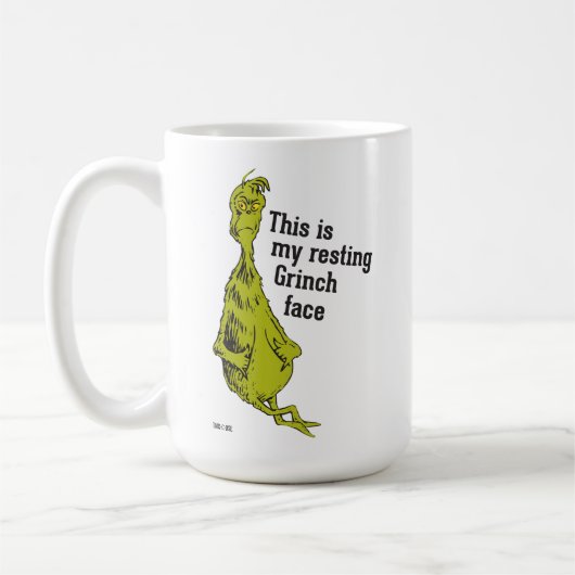 Der Knackpunkt | Funny Restruction Grinch Face Kaffeetasse (Links)
