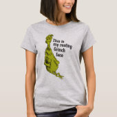 Der Knackpunkt | Funny Restruction Grinch Face T-Shirt (Vorderseite)