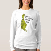 Der Knackpunkt | Funny Restruction Grinch Face T-Shirt (Vorderseite)