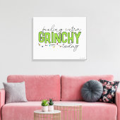 Der Knackpunkt | Gefühl Extra Grinchy Heute 4 Leinwanddruck (Insitu (Wohnzimmer))