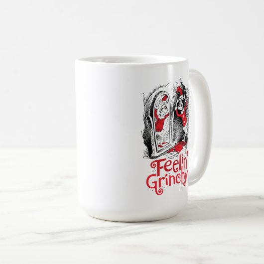Der Knackpunkt | Gefühl Grinchy Kaffeetasse (VorderseiteRechts)