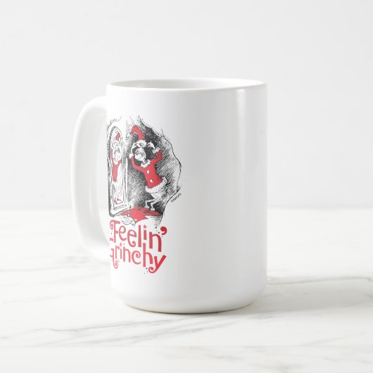 Der Knackpunkt | Gefühl Grinchy Kaffeetasse (Vorderseite Links)