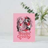 Der Knackpunkt | Gefühl Grinchy Postkarte (Stehend Vorderseite)