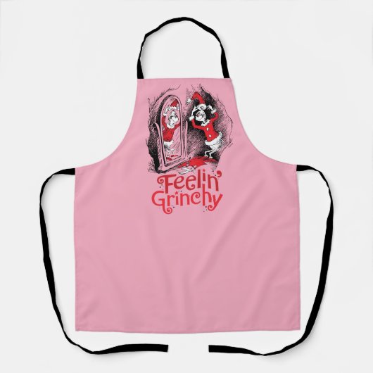 Der Knackpunkt | Gefühl Grinchy Schürze (Vorderseite)