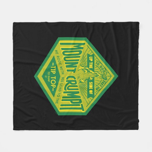 Der Knackpunkt | Mount Crumpit Fleecedecke (Vorderseite (Horizontal))