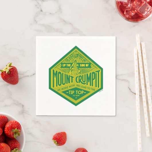 Der Knackpunkt | Mount Crumpit Serviette (Beispiel)