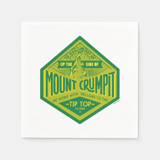 Der Knackpunkt | Mount Crumpit Serviette (Vorderseite)
