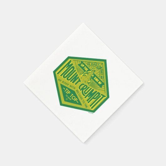 Der Knackpunkt | Mount Crumpit Serviette (Ecke)