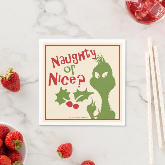 Der Knackpunkt | Naughty oder Nice Serviette (Beispiel)