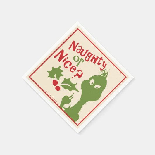 Der Knackpunkt | Naughty oder Nice Serviette (Ecke)