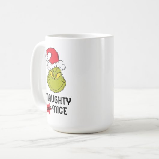 Der Knackpunkt | Naughty und Nice Kaffeetasse (Vorderseite Links)